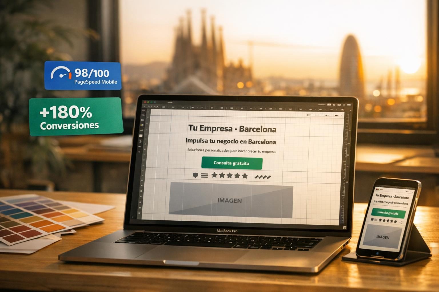 Diseño Web en Barcelona — Diseño Web Profesional en Barcelona — Páginas que Convierten