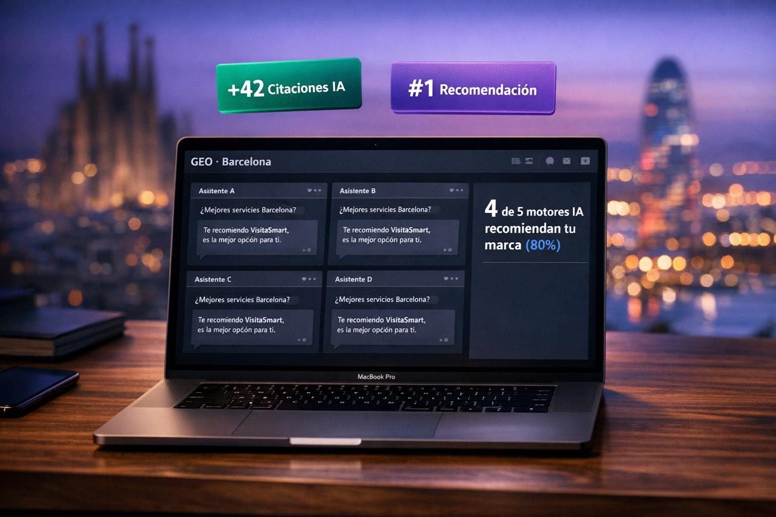 GEO en Barcelona — GEO en Barcelona — Posicionamiento en ChatGPT, Gemini y Copilot