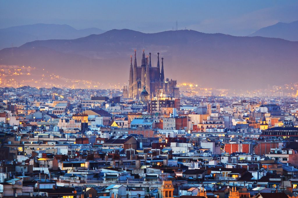 Barcelona ciudad de noche