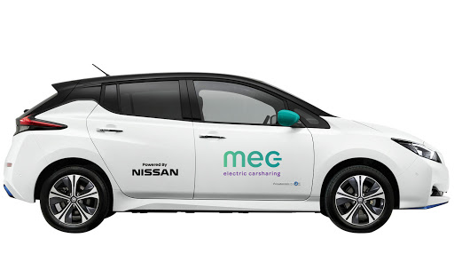 MEC electric carsharing Rambla Catalunya/Gran Via