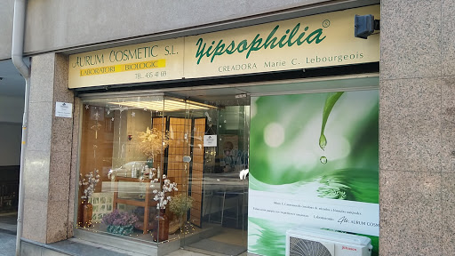 YIPSOPHILIA Centro de asesoramiento y venta al mayor y menor de Laboratorios Aurum Cosmetic